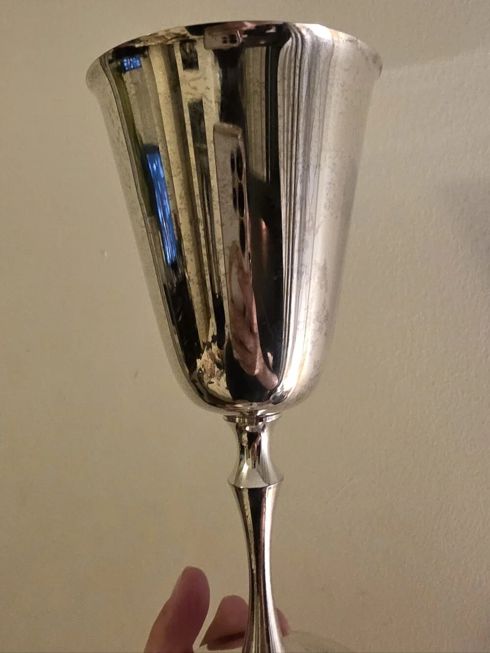 Vintage Kirk International KI Silver Plated Goblets Spain – Pair 8”